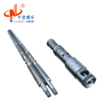 double nitriding conical twin screw barrel extruder for pvc